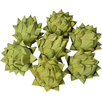 Dekorace - Khejur artichoke apple green 6 cm 2 ks