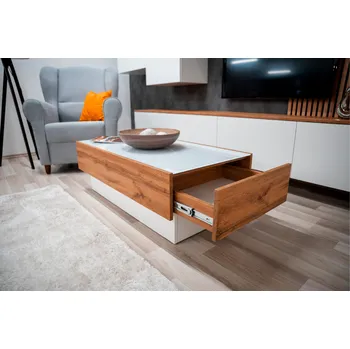 Konferenční stolek Nábytek Mikulík Konferenční stolek Glass OS CUBE č. 12