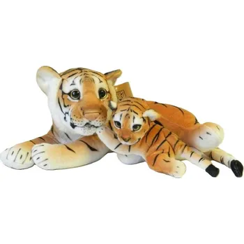 plyšák Plyšový tygr s mládětem 44 cm - plyšové hračky
