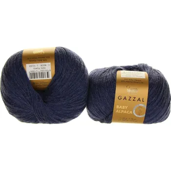 Příze Gazzal Baby Alpaca 46036 tmavě modrá