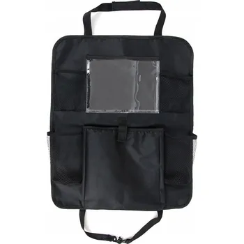 autokoberec Organizér na křeslo s kapsou na tablet Amio černý