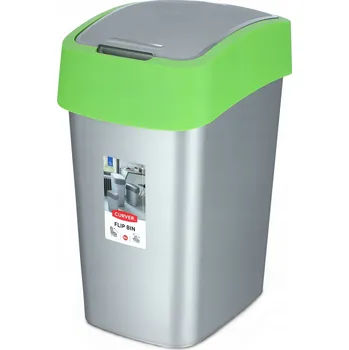 Odpadkový koš Odpadkový koš Curver 195022 45 l šedozelený