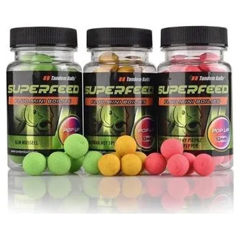 Boilies SuperFeed Fluo Mini Pop-Up 12mm/35g Red Krill