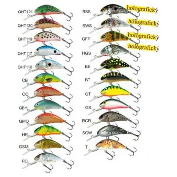 Umělá nástraha SALMO Wobler Hornet H6S barva HGS