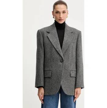 Dámské sako Vlněné sako Weekend Max Mara TRONTO 2525046042600 šedá 90X, vel. M