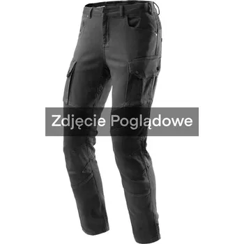 Moto kalhoty REBELHORN FASTER BLACK MOTORCYCLE JEANS - W34/28