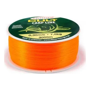 silon CULT Carpline oranžový 3000m 0,30mm 8,3kg / 15lb