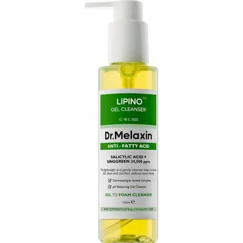 Čistící gel DR.MELAXIN LIPINO LINE Gel Čisticí gel proti nedokonalostem pleti