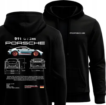 Pánská mikina MIKINA PORSCHE 911 S KAPUCÍ DÁREK PRO MUŽE KLUKA – DÁREK, XL