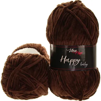 Vlna Hep Happy Baby 41057 tmavě hnědá