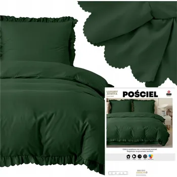 Povlečení POVLEČENÍ 140x200 s VOLÁNKEM mikrovlákno sada POVLEČENÍ NA POLŠTÁŘ 70x80 Luxury Jowita