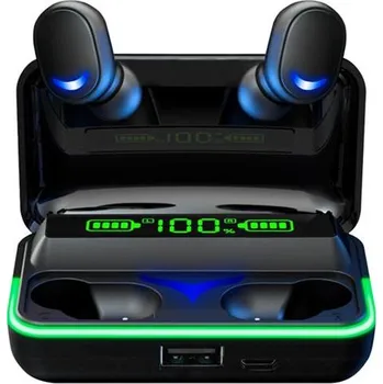 Sluchátka Bezdrátová sluchátka do uší Rebel SN-E10 Bluetooth 5.0 s LED