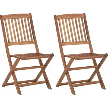 Zahradní židle VidaXL dřevěná hnědá