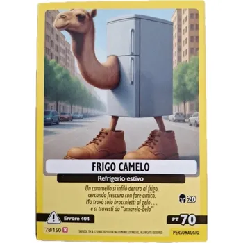 Sběratelská karetní hra Skifidol 078/150 FRIGO CAMELO (Universo Psichedelico)