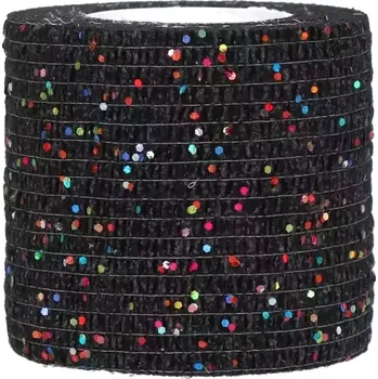 Excellent ANIMAL PROFI ELASTICKÉ OBINADLO - různé velikosti Černá třpyt 5cm