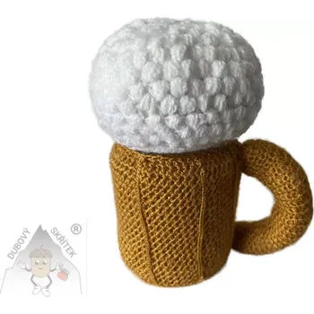 Žertovný předmět Dubový skřítek Pivní dóza – pěna zůstane, i když je prázdno