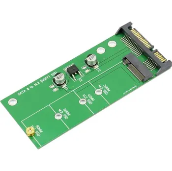 Pevný disk Adaptér SATA 3 na M.2 (NGFF) SSD 7+5pin, Karta B Key