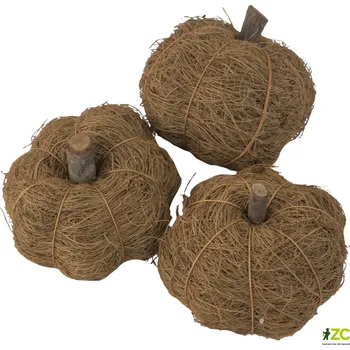 Dekorace - Coir pumpkin 6 cm - 30 ks