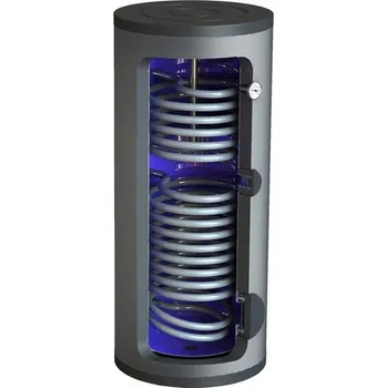 Ohřívač vody Bojler pro kotle ústředního topení se dvěma spirálami Kospel 200 l