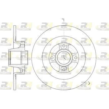Brzdový kotouč Brzdový kotouč ROADHOUSE 61047.00