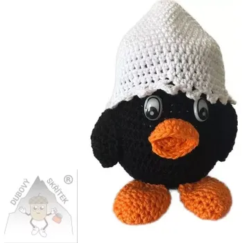 Velikonoční dekorace Dubový skřítek Kuřátková dózička černá– roztomilý úložný prostor s jarním nádechem