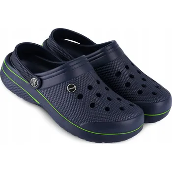 Pracovní obuv PĚNOVÉ PANTOFLE ZAKRYTÉ zahradní LEHKÉ boty nazouváky na pásek EVA 45