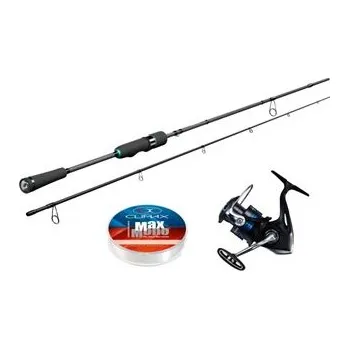 Rybářský prut Set SPORTEX Nova Twitch RS-2 2,15m/10g+SHIMANO Nexave+vlasec