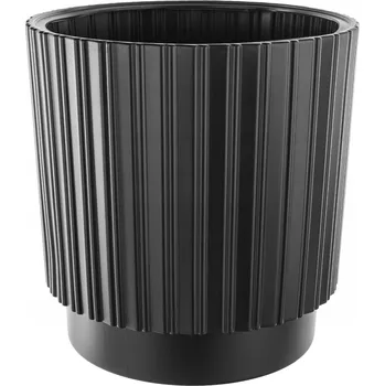 Květináč Květináč 30 x 30 cm plast černý