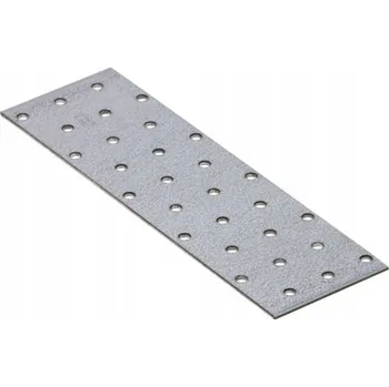 Tesařské kování PP7 DĚROVANÁ DESKA TESAŘSKÝ SPOJOVNÍK 60x200x2 1 Ks PLOCHÁ TYČ DOMAX