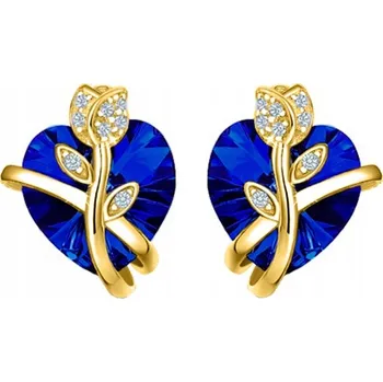 Náušnice STŘÍBRNÉ NÁUŠNICE PEcky Puzety SRDÍČKA Dámské 925