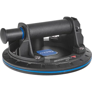 Stavební technika Přísavka na sklo, vakuová, 200 mm, max 170 kg, s manometrem