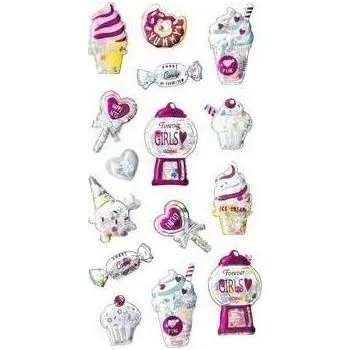 samolepka Samolepky Shaker 3D Sladkosti DPNK-187 Dalprint