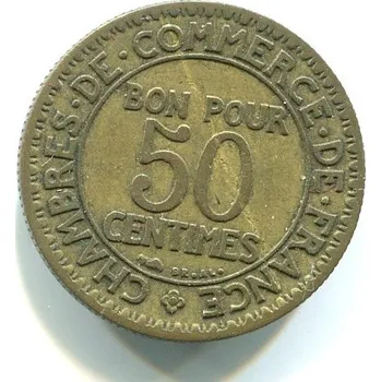 FRANCIE. 50 centimes 1921.