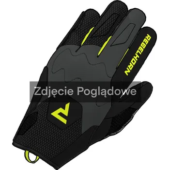 Módní doplněk REBELHORN rukavice CORE black/grey/fluo yellow - 2XL