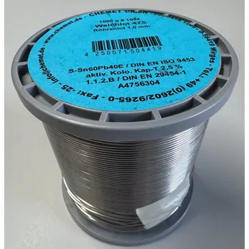 Páječka Chemet Trubičková pájka ø1mm 1kg