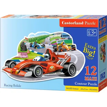 puzzle pro nejmenší Puzzle Maxi Závodní formule na dráze 12 dílků