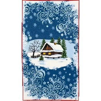 Utěrka Kuchyňská utěrka Vánoční roubenka (Kuchyňské utěrky)