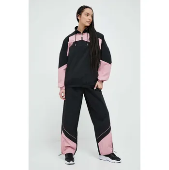 Dámské kalhoty Kalhoty Ellesse dámské, černá barva, široké, high waist SGR17957 99X, vel. 38