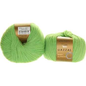 Příze Gazzal Baby Alpaca 46033 světle zelená