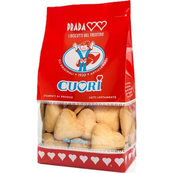 Cukrovinka Prada Sušenky, srdíčka Cuori, Prada, Trentino, 400 g