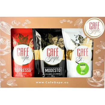 Café Gape dárková kazeta – Espresso • Modesto • Brasil