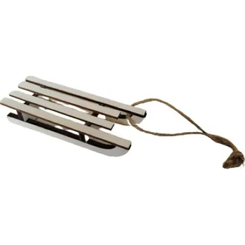 Vánoční ozdoba AWGifts Dřevěná ozdoba sáňky