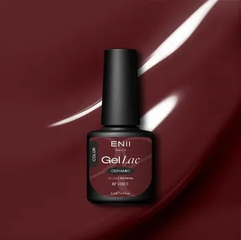 Lak na nehty ENII NAILS Gel lak Ceramic 87 Vibes - gelový lak bez HEMA, 5 ml