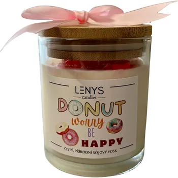 Svíčka Sójová vonná svíčka - Donut 230 ml, LENYS CANDLES