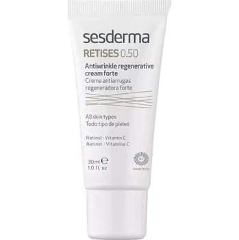 Pleťový krém sesderma - Retises 0,5% - Regenerační noční krém na obličej - 30 ml
