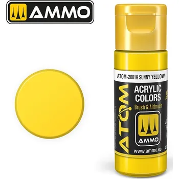 Modelářská barva ATOM COLOR Sunny Yellow