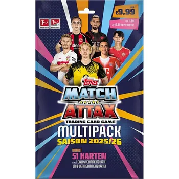 Obal na kartičku Topps Multipack pack karet BUNDESLIGA 2025/26
