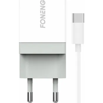 Rychlonabíječka Foneng 1x USB K210 10.5W + kabel USB typu C 1m