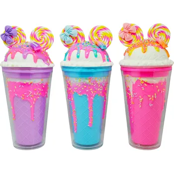 dětská jídelní sada Kelímek s víčkem a brčkem Myška 480ml - více variant