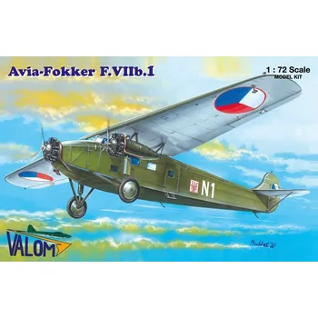 Plastikový model Avia-Fokker F.VIIb.1 - Valom 72096